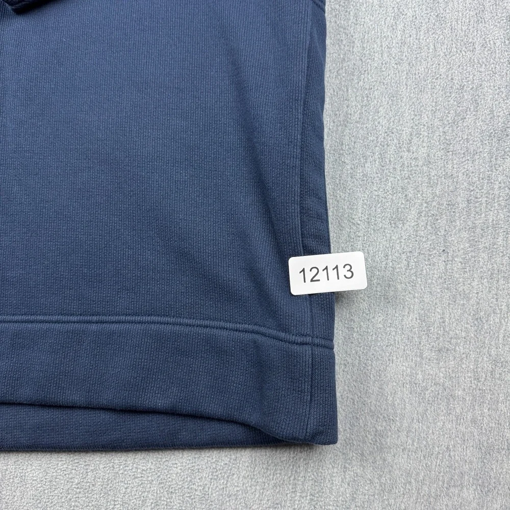 Vintage Y2K Nike Sweatshirt Mens Large Blue 1/4 Zip‎ Fleece Pullover Long Sleeve
